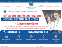 Tablet Screenshot of hcmulaw.edu.vn