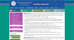 Desktop Screenshot of daotao.hcmulaw.edu.vn