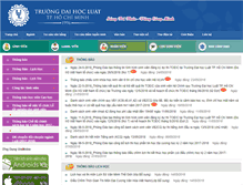 Tablet Screenshot of daotao.hcmulaw.edu.vn